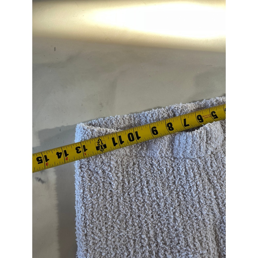 Saltwater LUXE Pearl Fuzzy Popcorn Knit Pants Boho Lounge Cozy Pajama M - Picture 6 of 8